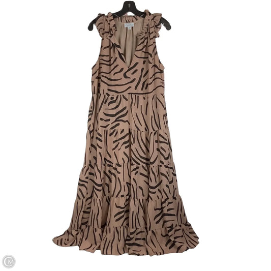 Dress Casual Maxi By Mudpie In Brown, Size: M