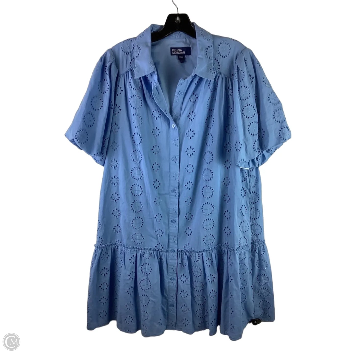 Dress Casual Short By Donna Morgan In Blue, Size: 12