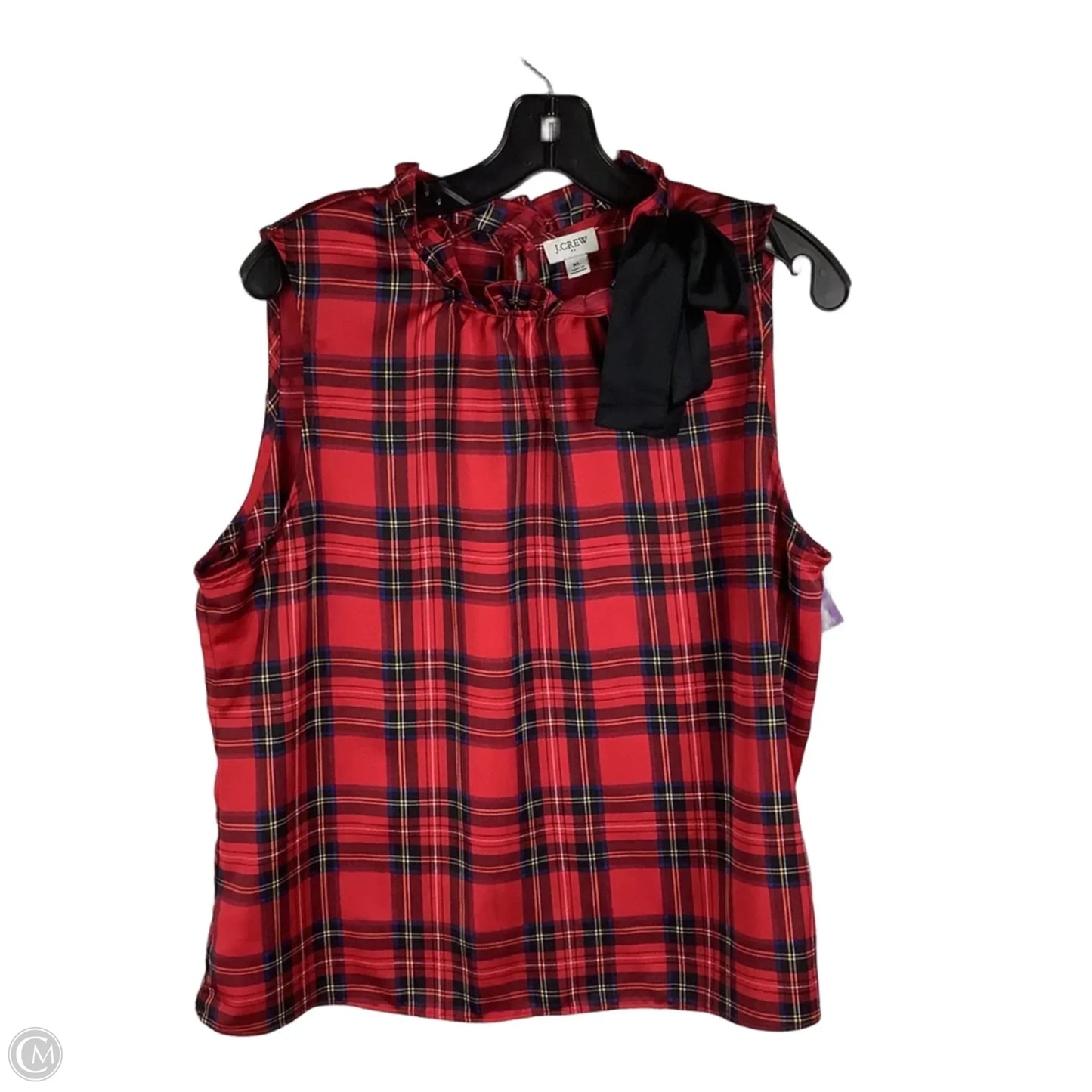Top Sleeveless By J. Crew In Red, Size: Xl