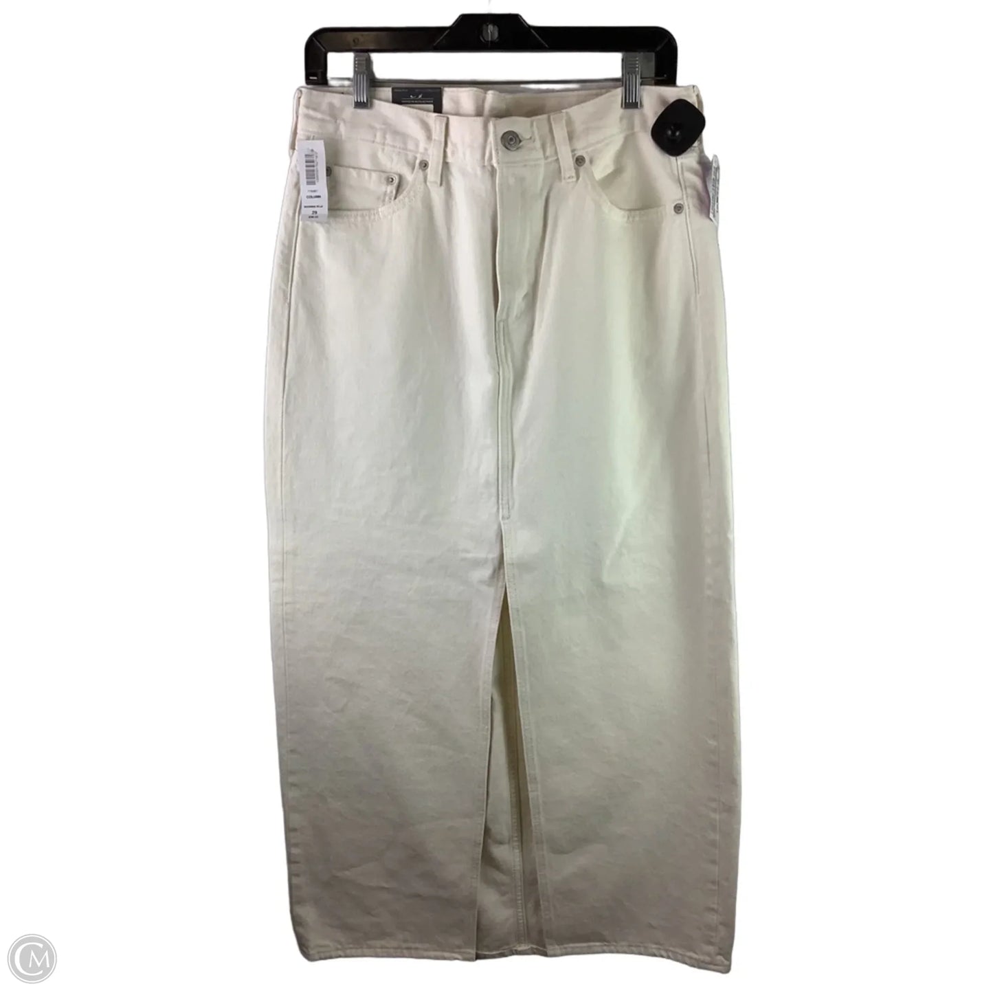 Maxi Skirt By Levis In Cream, Size: 10