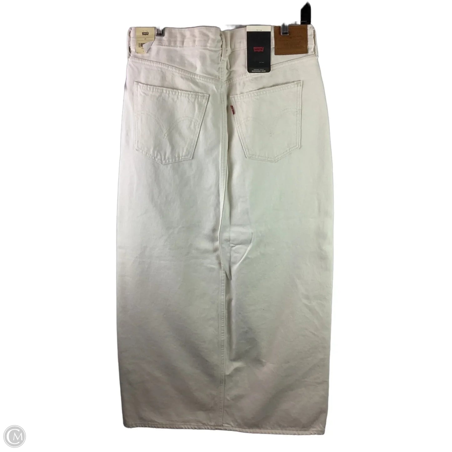 Maxi Skirt By Levis In Cream, Size: 10