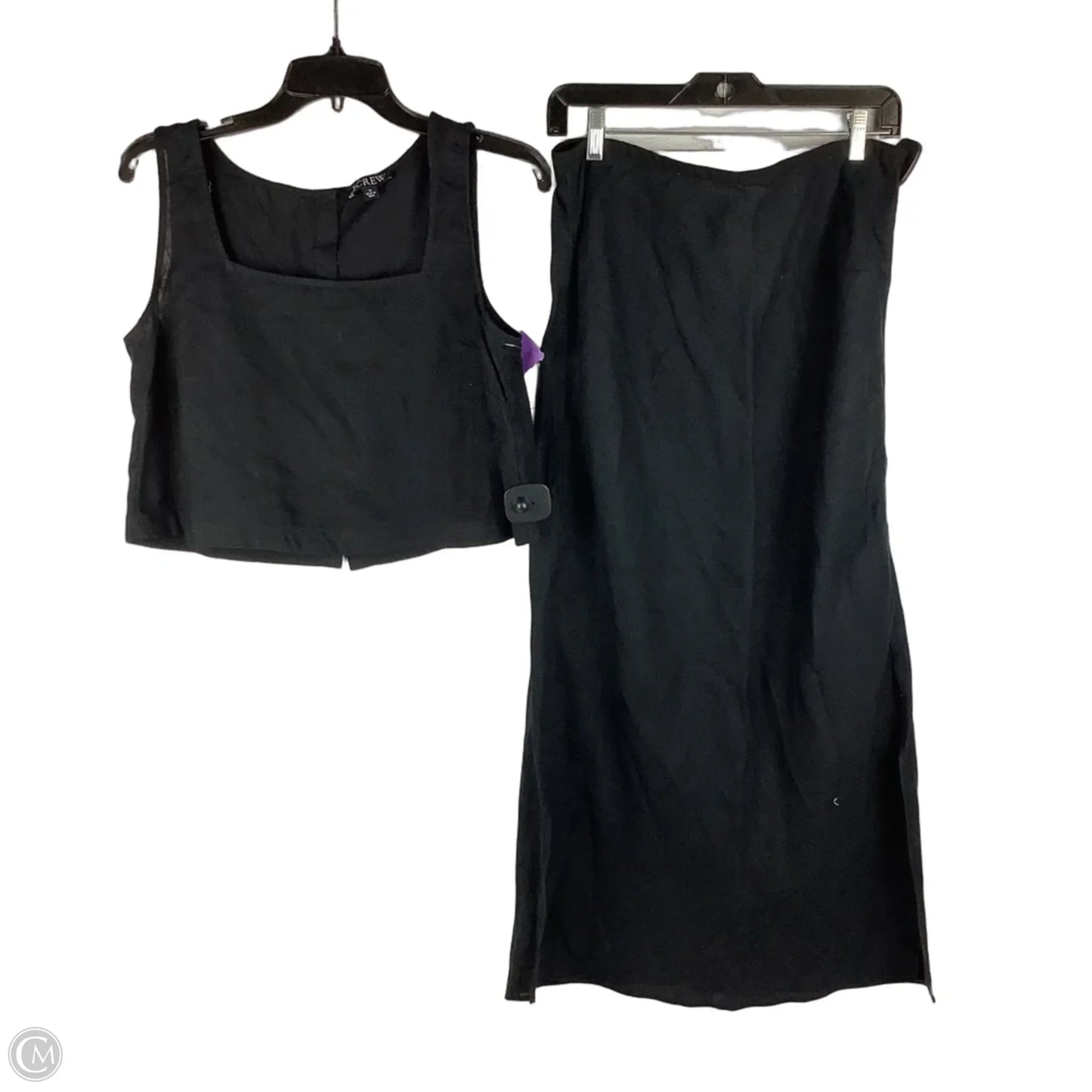 Skirt Set 2pc By J. Crew In Black, Size: M