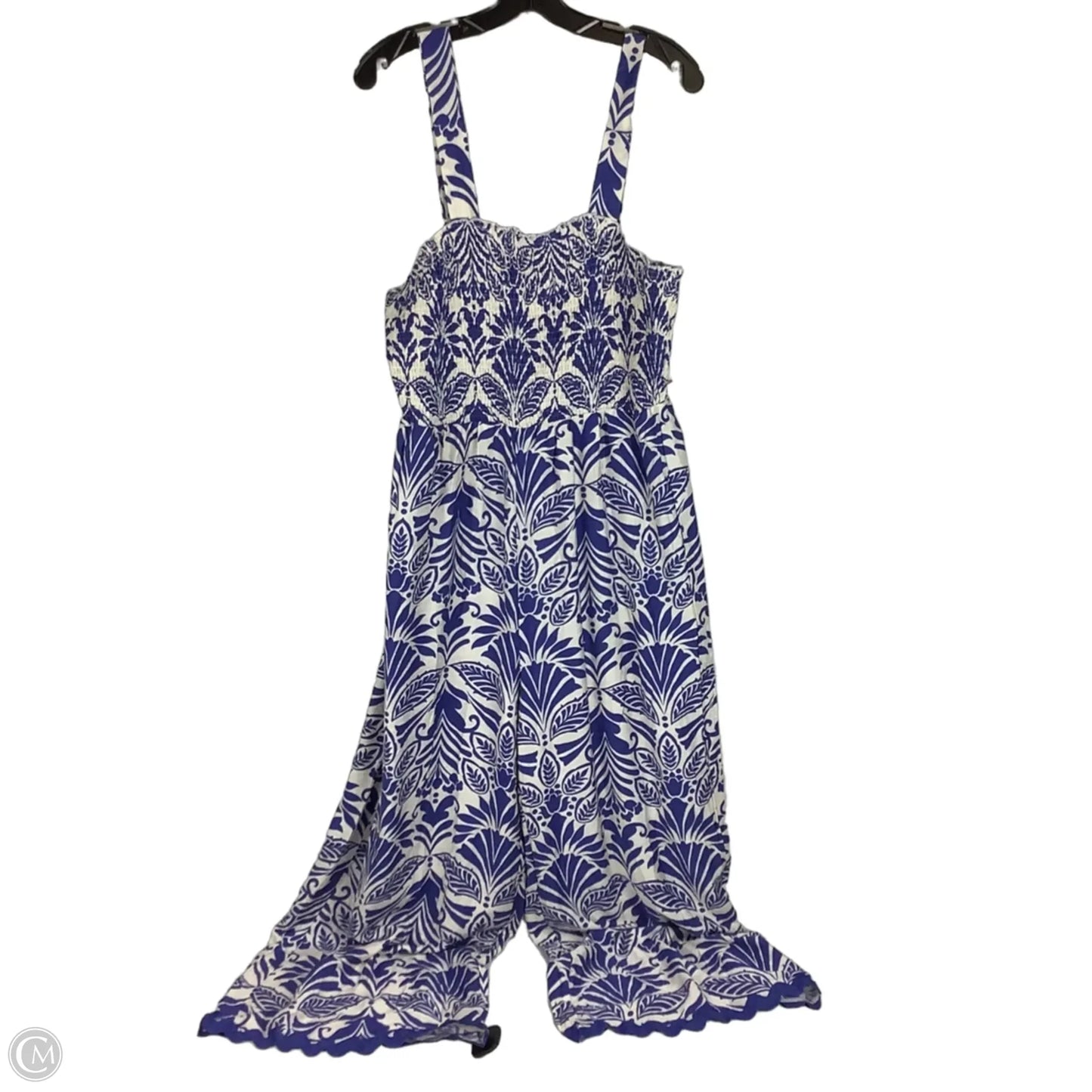 Jumpsuit By Cupshe In Blue & White, Size: XL