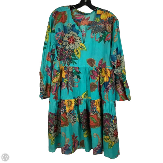 Dress Casual Short By Clothes Mentor In Teal, Size: L
