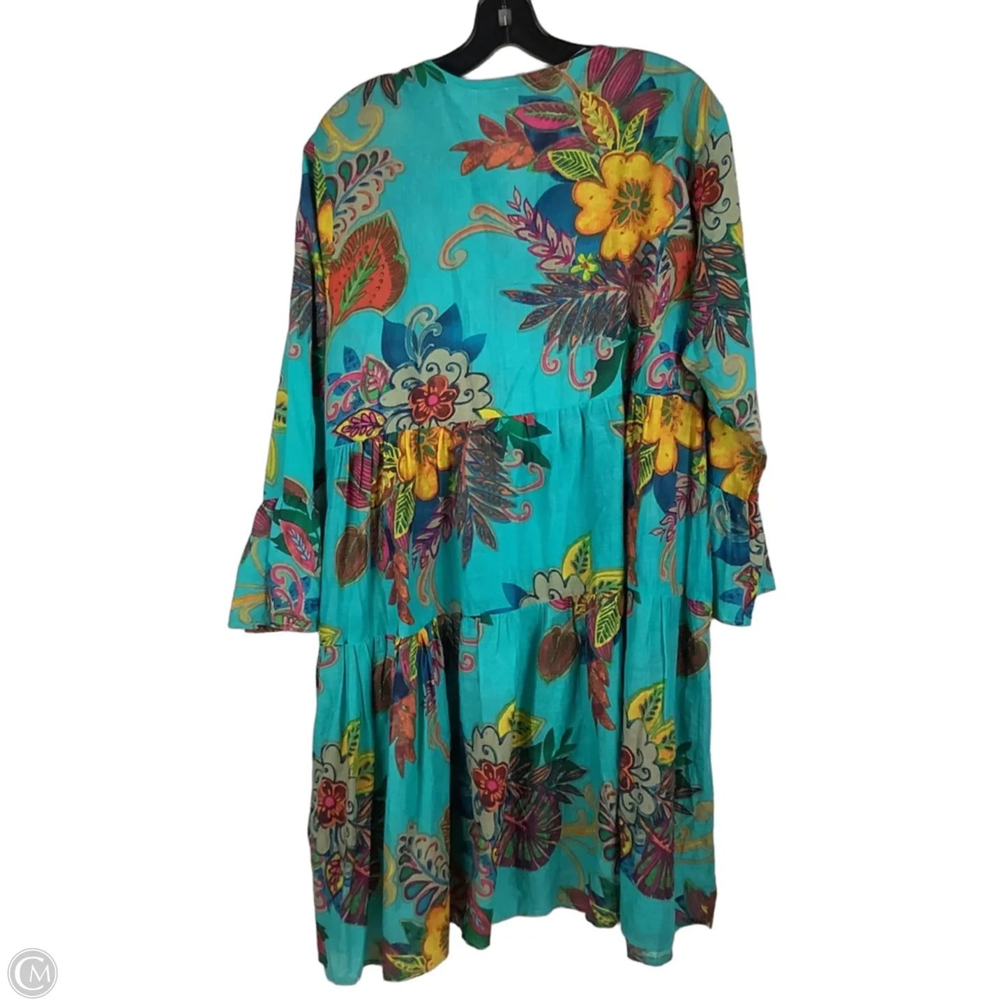 Dress Casual Short By Clothes Mentor In Teal, Size: L
