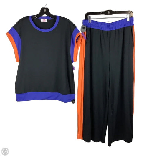 Pants Set 2pc By Clothes Mentor In Black, Size: L