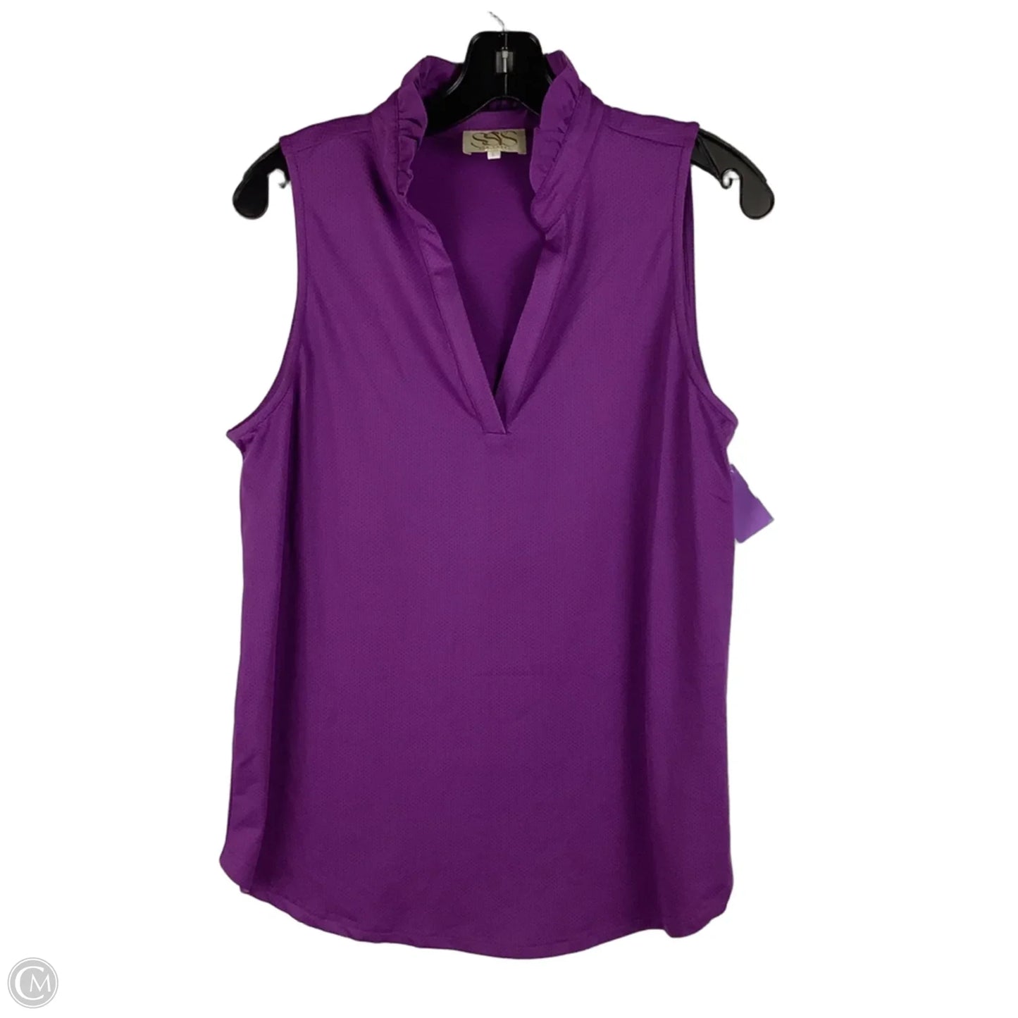 Athletic Tank Top By Clothes Mentor In Purple, Size: L