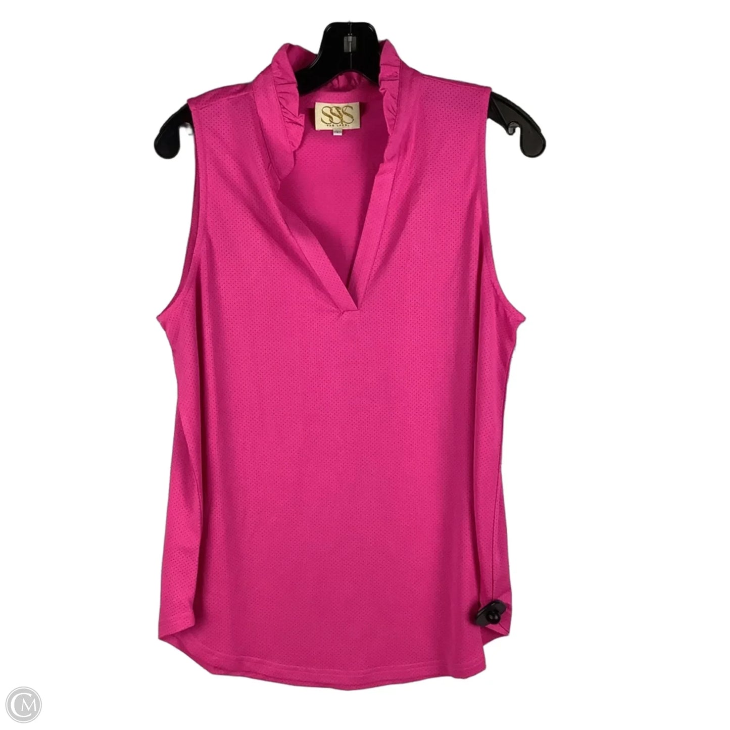 Athletic Tank Top By Clothes Mentor In Pink, Size: L
