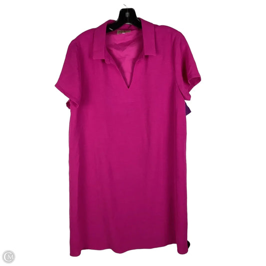 Dress Casual Short By Clothes Mentor In Pink, Size: L