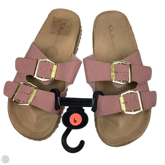 Sandals Flats By Cl By Chinese Laundry In Pink, Size: 9