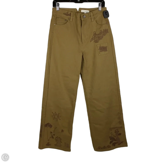 Pants Wide Leg By Banana Republic In Green, Size: 4