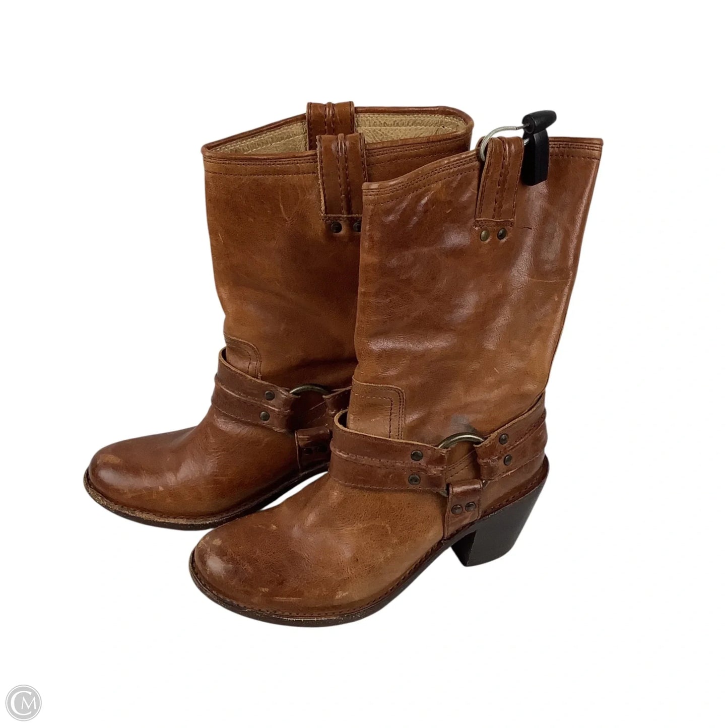 Boots Designer By Frye In Brown, Size: 7.5