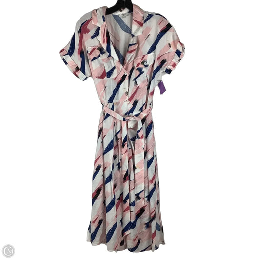 Dress Casual Midi By Frnch In Multi-colored, Size: Xs