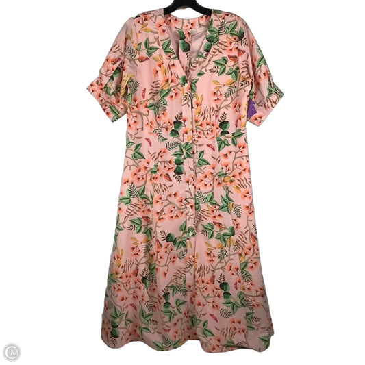 Dress Casual Maxi By Loft In Multi-colored, Size: 8