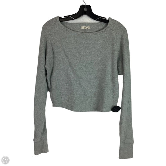 Top Long Sleeve By We The Free In Grey, Size: Xs