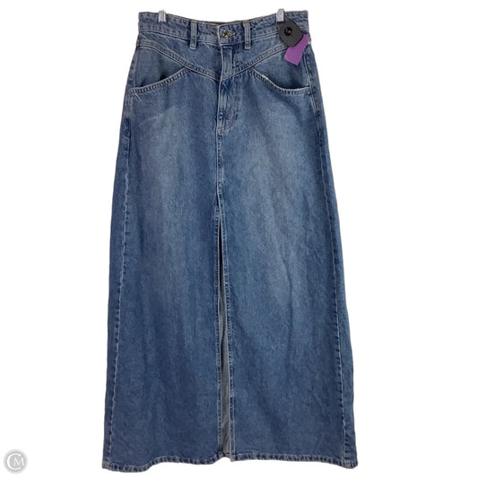Skirt Maxi By We The Free In Blue Denim, Size: 0