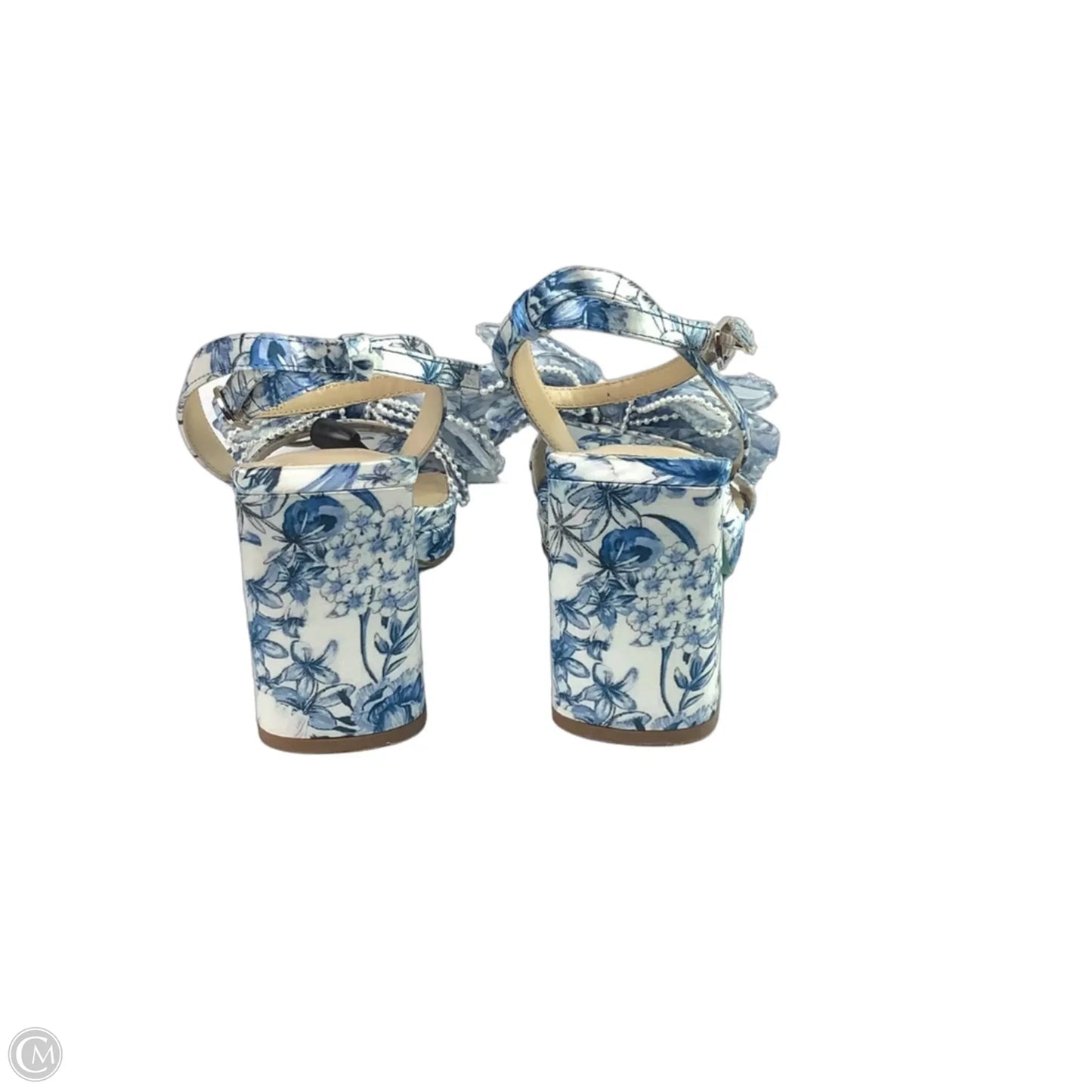 Shoes Heels Block By Betsey Johnson In Blue, Size: 11