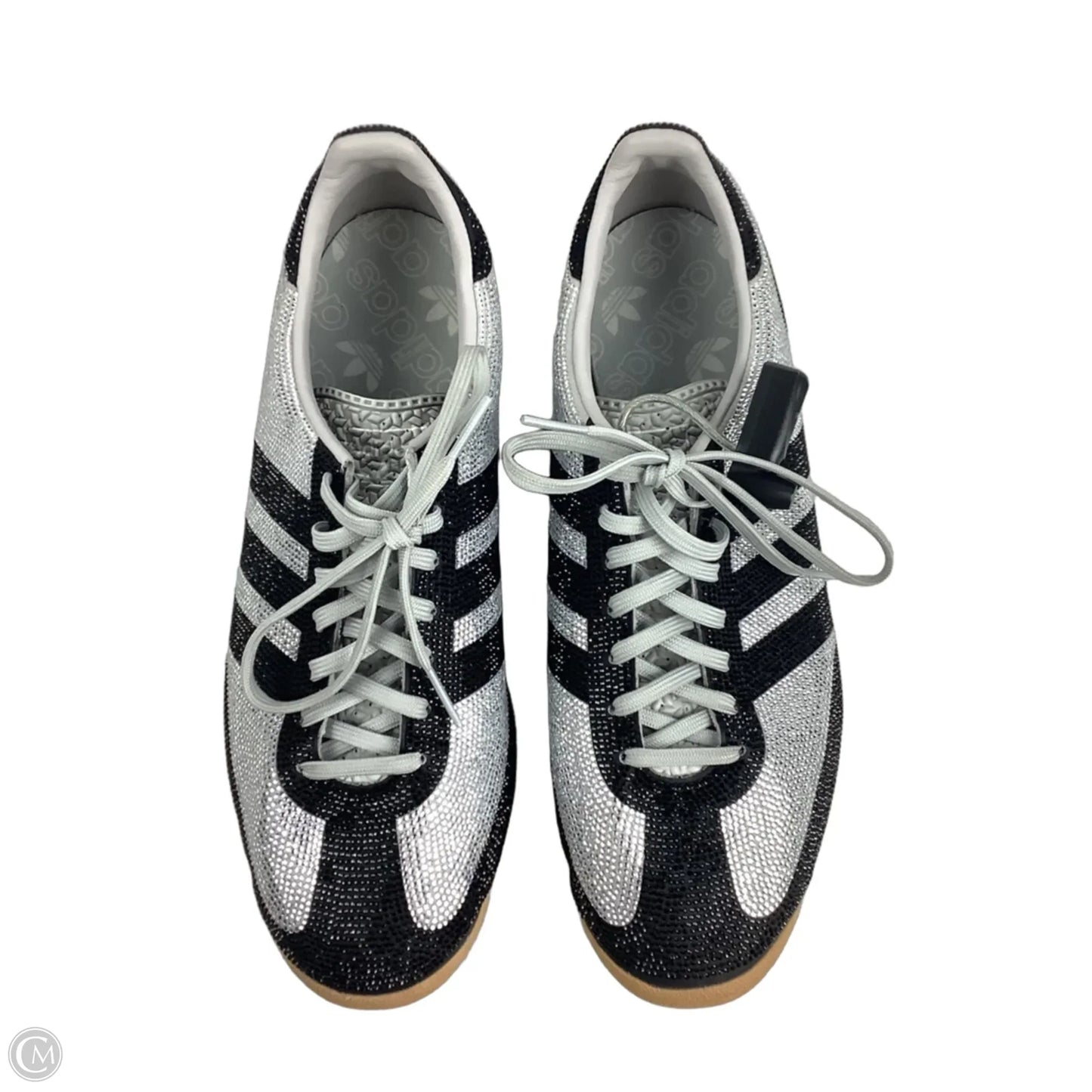 Shoes Sneakers By Adidas In Black & Silver, Size: 9