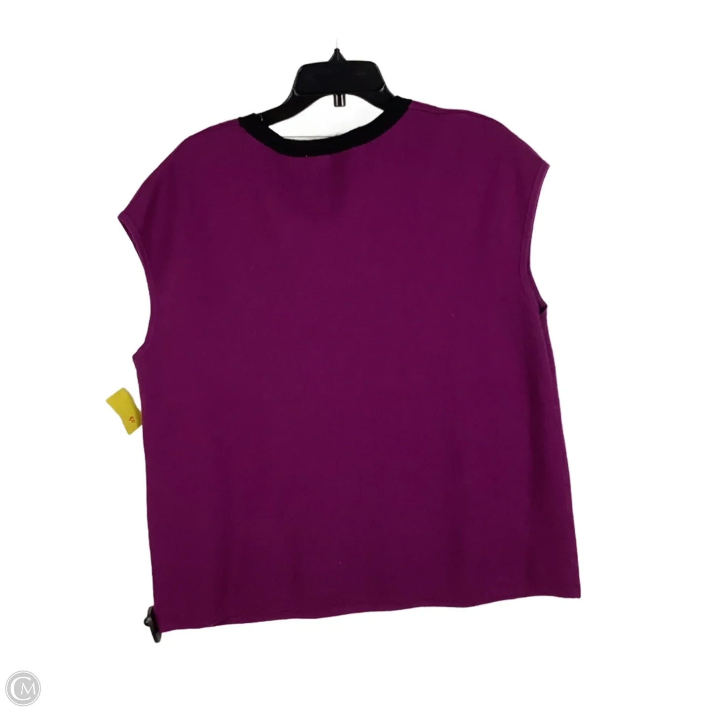 Vest Sweater By Chicos In Purple, Size: Xxl