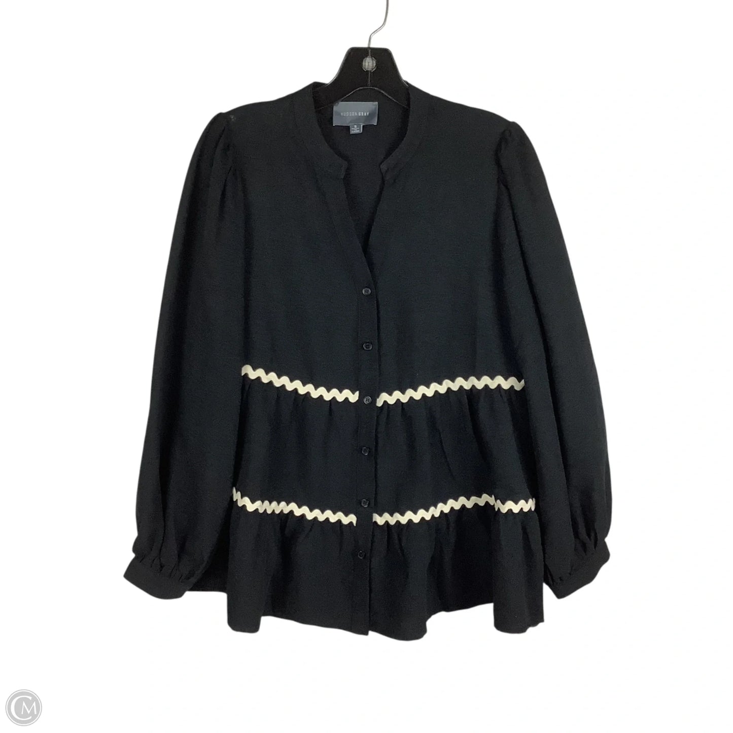 Top Long Sleeve By Clothes Mentor In Black, Size: S