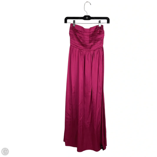 Dress Party Midi By Abercrombie And Fitch In Pink, Size: Xxs
