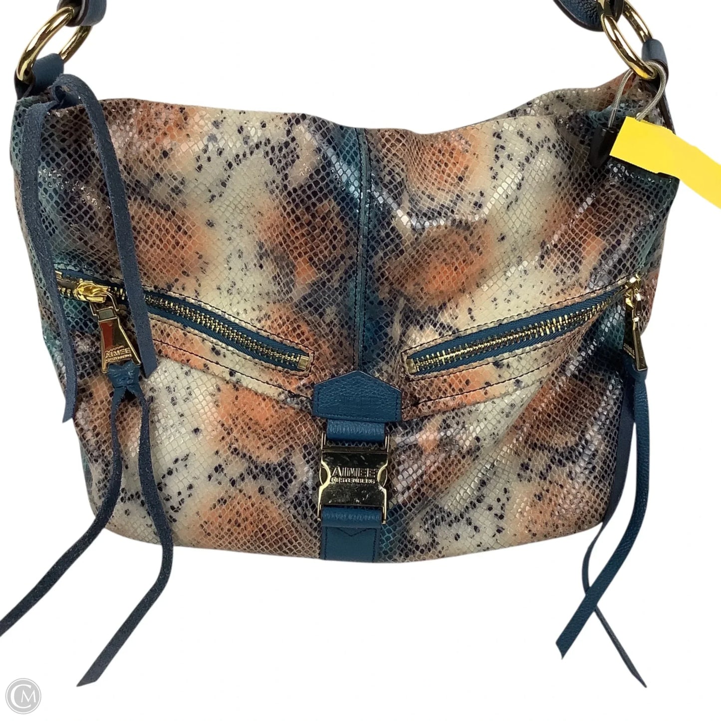 Handbag Leather By Aimee Kestenberg, Size: Medium