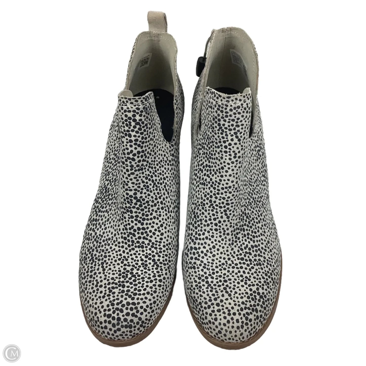 Boots Ankle Heels By Toms In Polkadot Pattern, Size: 11