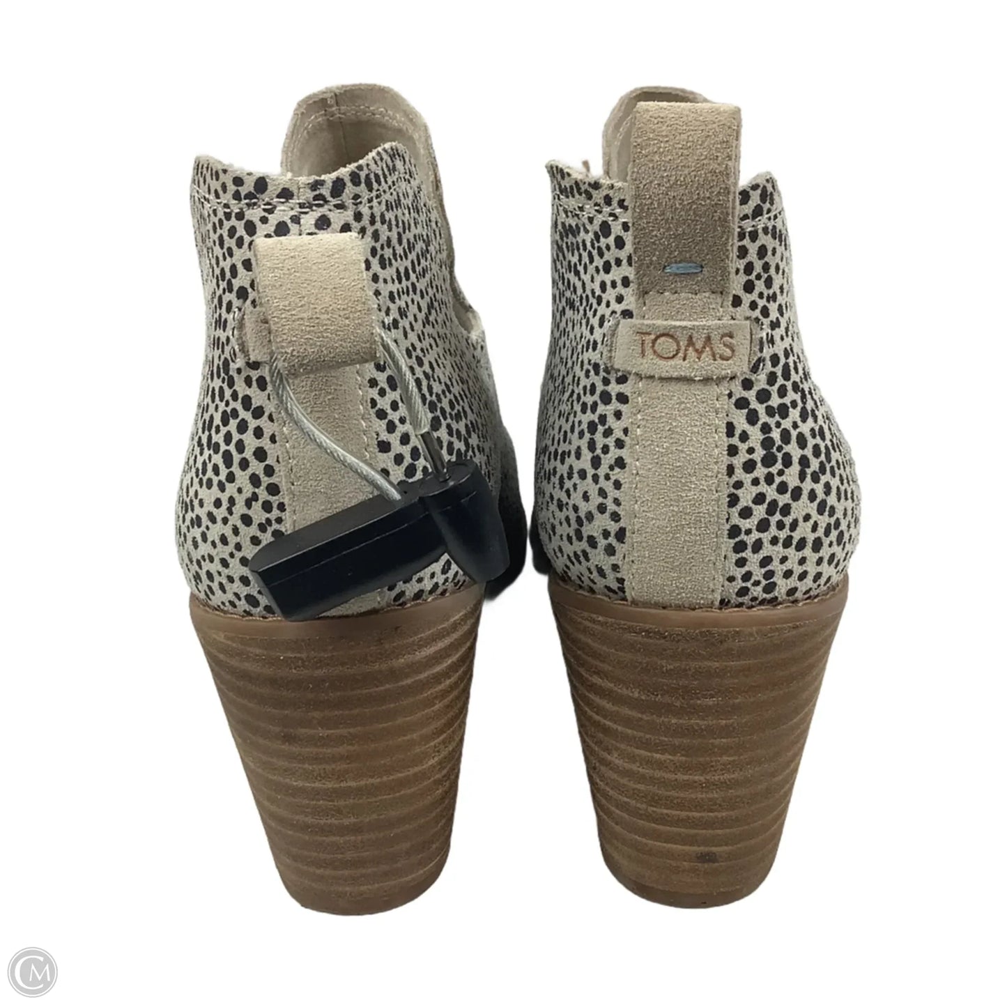 Boots Ankle Heels By Toms In Polkadot Pattern, Size: 11