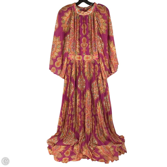 Dress Casual Maxi By Flying Tomato In Orange & Pink, Size: Xl