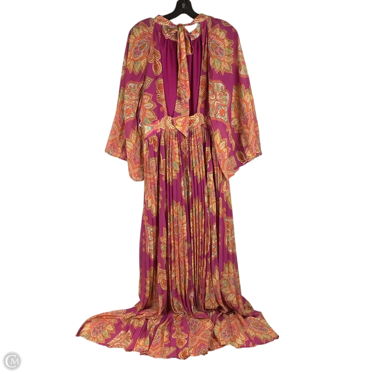 Dress Casual Maxi By Flying Tomato In Orange & Pink, Size: Xl