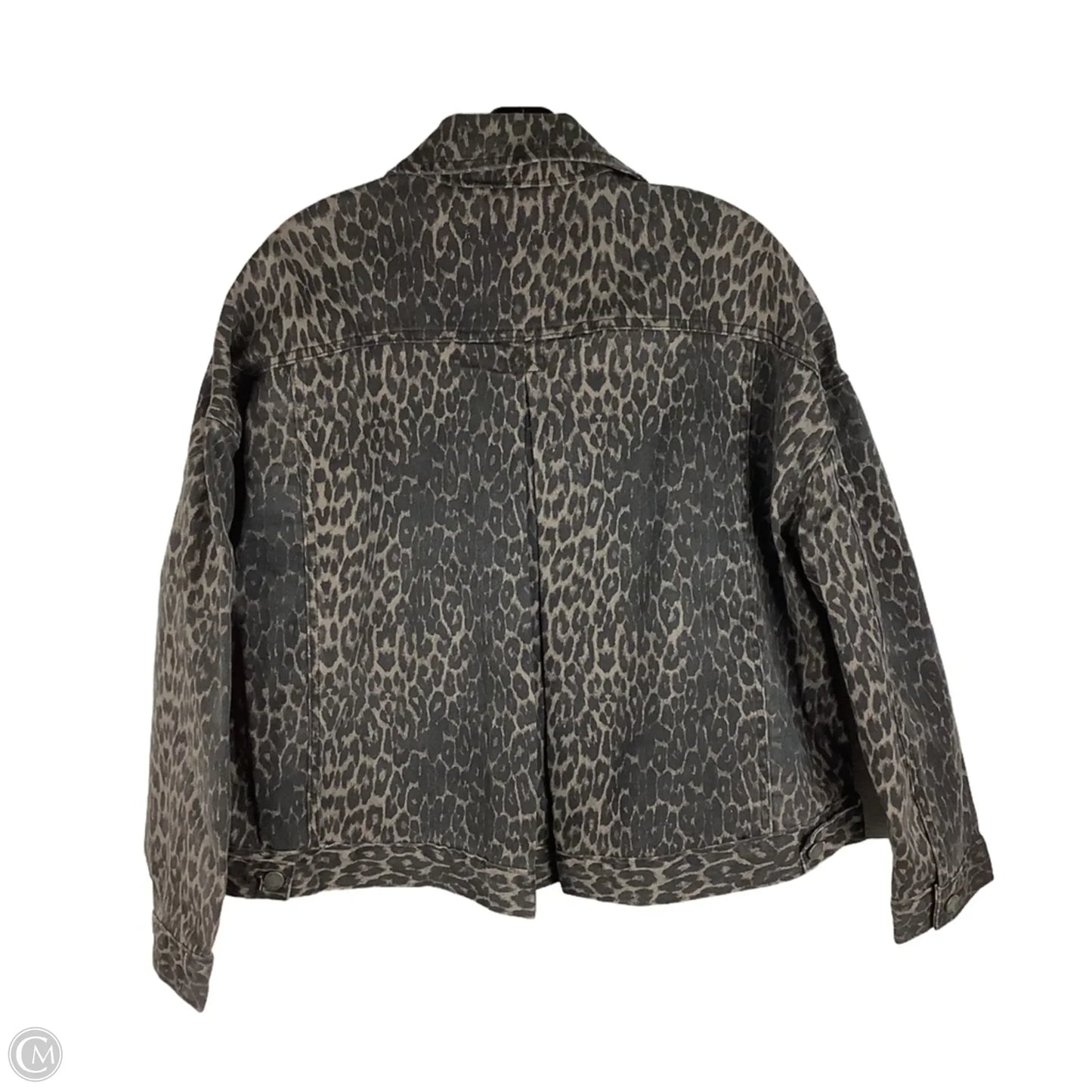 Jacket Denim By Veveret In Animal Print, Size: S