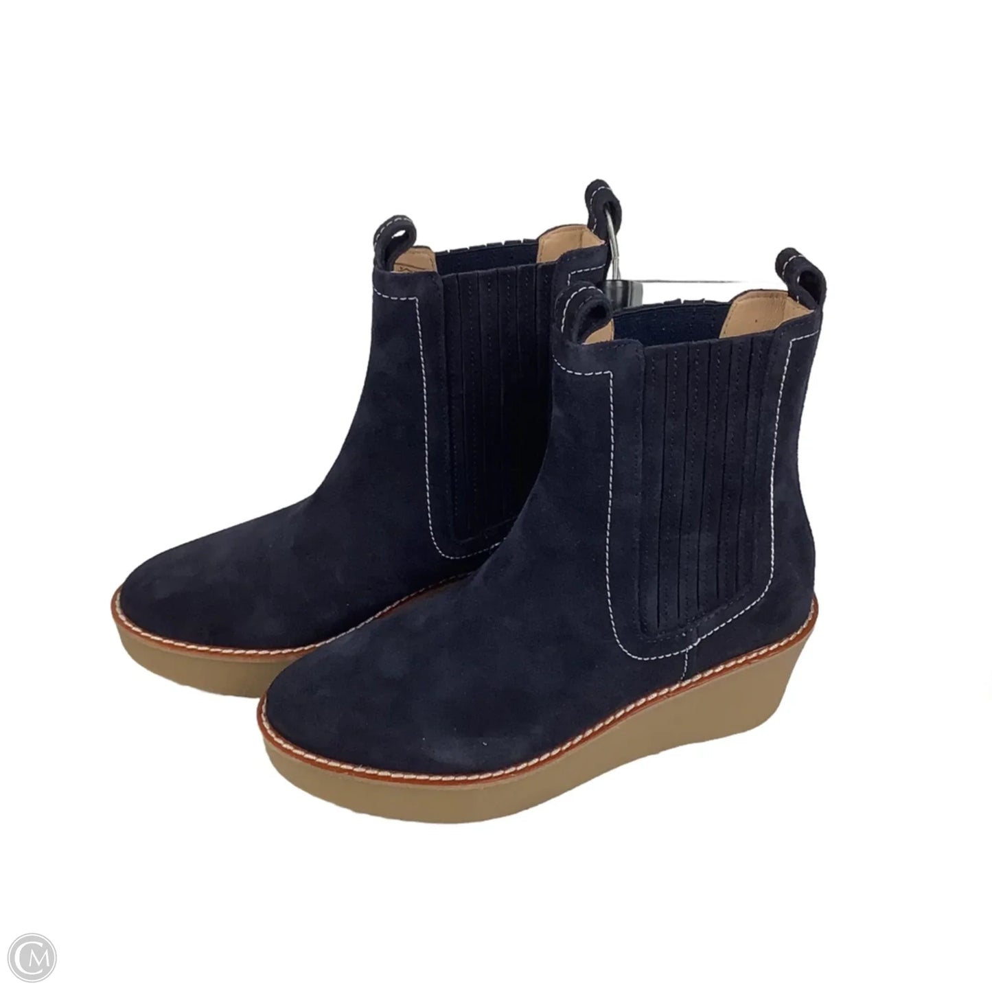 Boots Ankle Flats By Boden In Navy, Size: 37