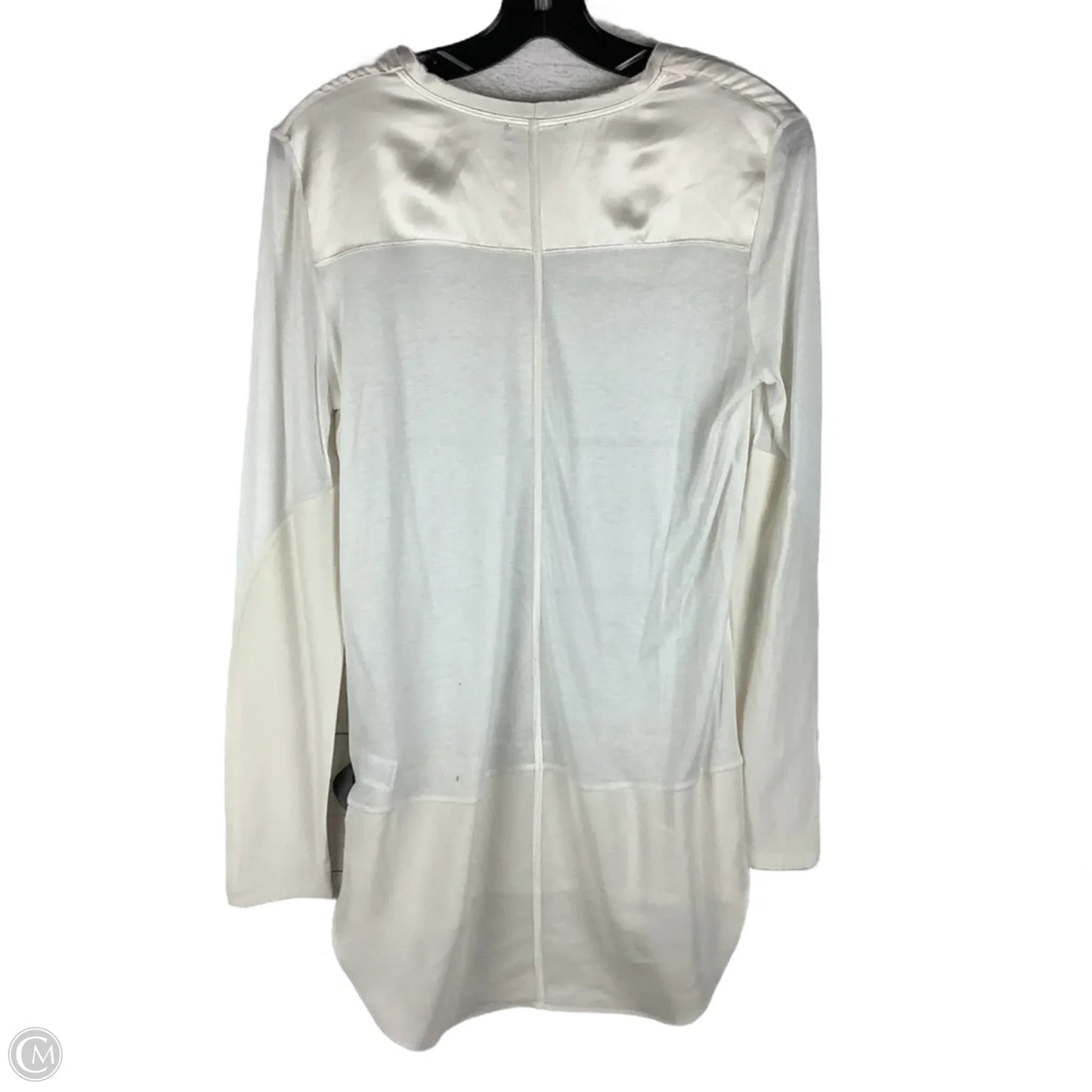 Top Long Sleeve By Rag And Bone In White, Size: S