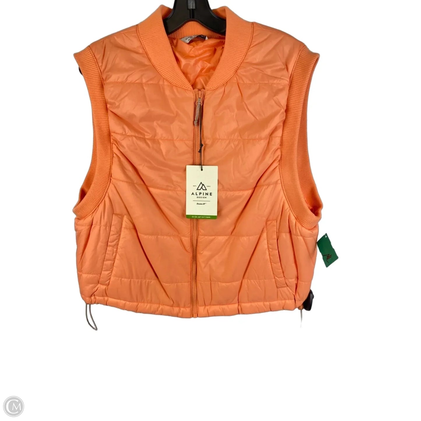 Vest Puffer & Quilted By Cmc In Orange, Size: Xl