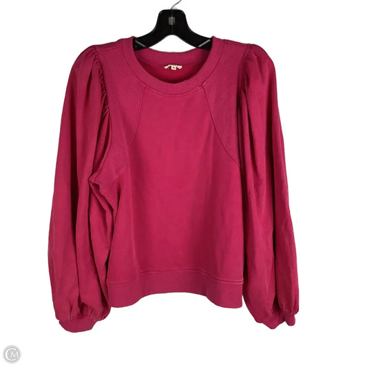 Top Long Sleeve By Jodifl In Pink, Size: M