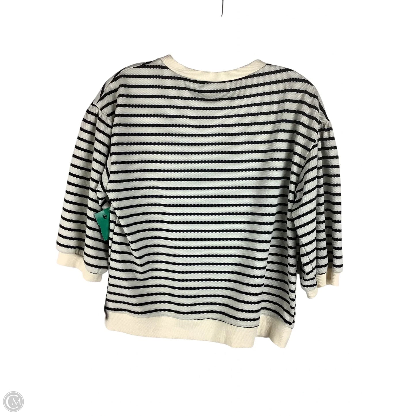 Top Short Sleeve By Jodifl In Striped Pattern, Size: S