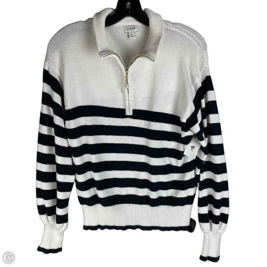 Sweater By J. Crew In Black & White, Size: M