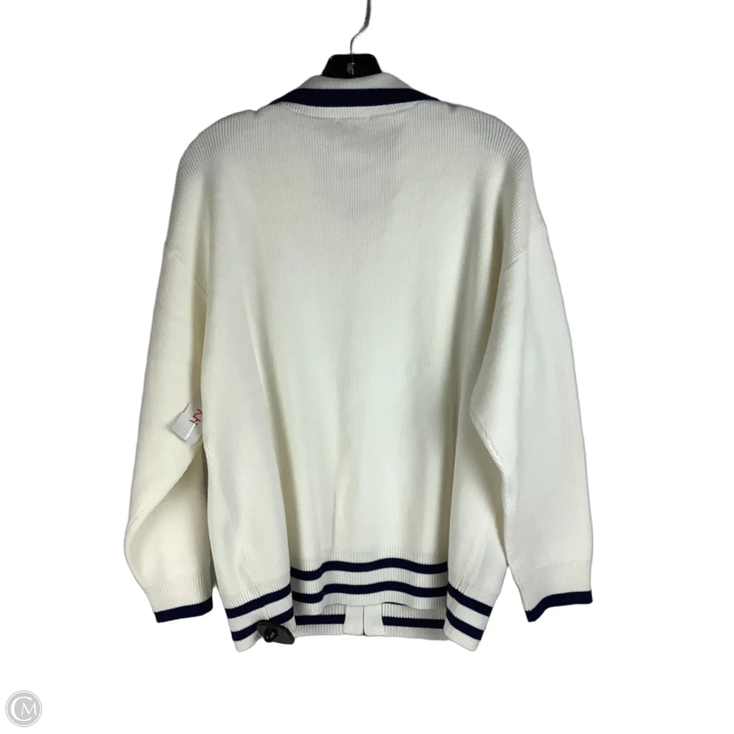 Sweater By Ssys In White, Size: L
