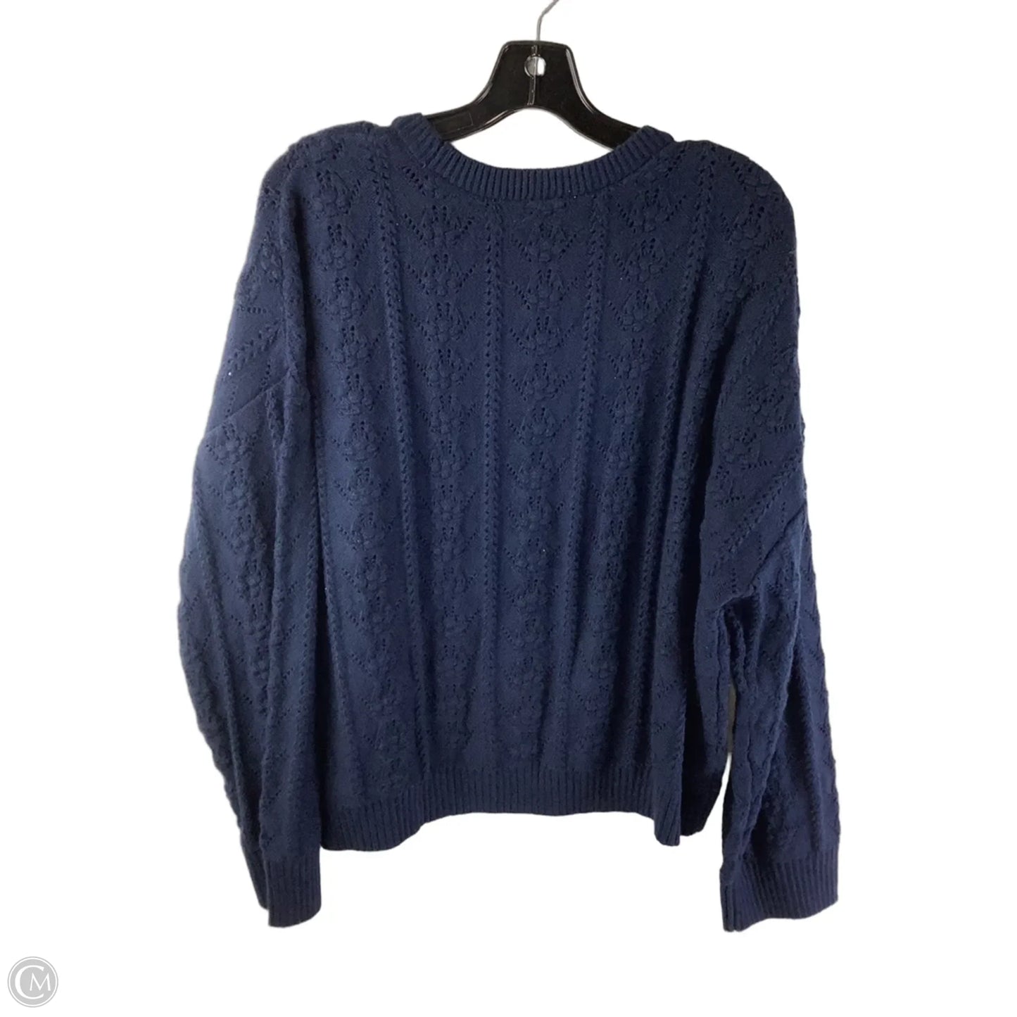 Sweater By Loft In Blue, Size: L