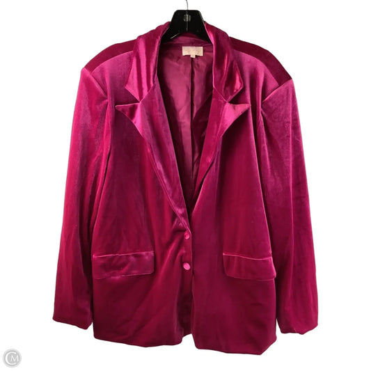 Blazer By Entro In Pink, Size: L
