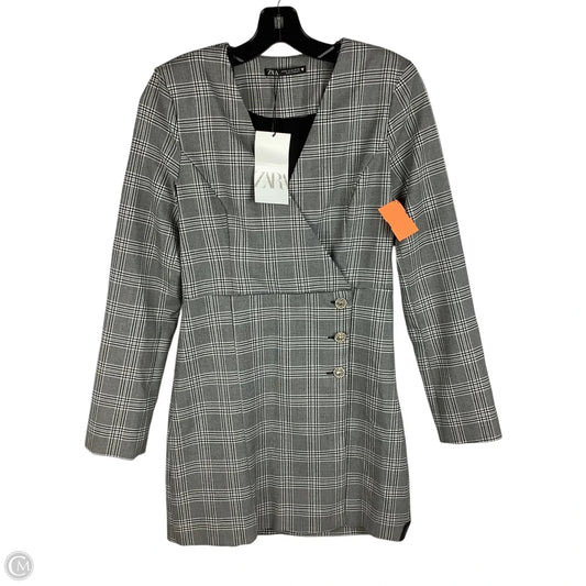 Dress Work By Zara In Grey, Size: Xs