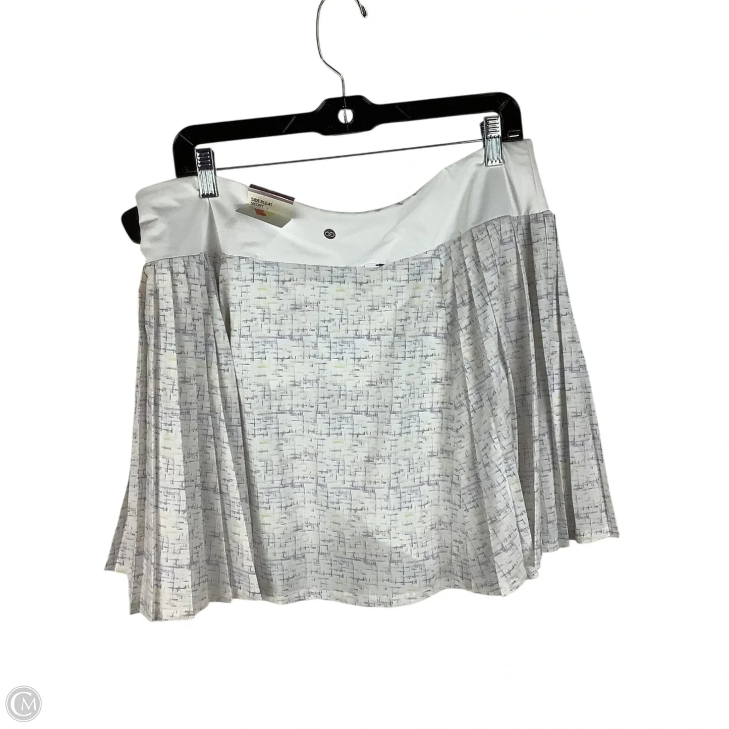 Athletic Skort By Calia In White, Size: Xxl