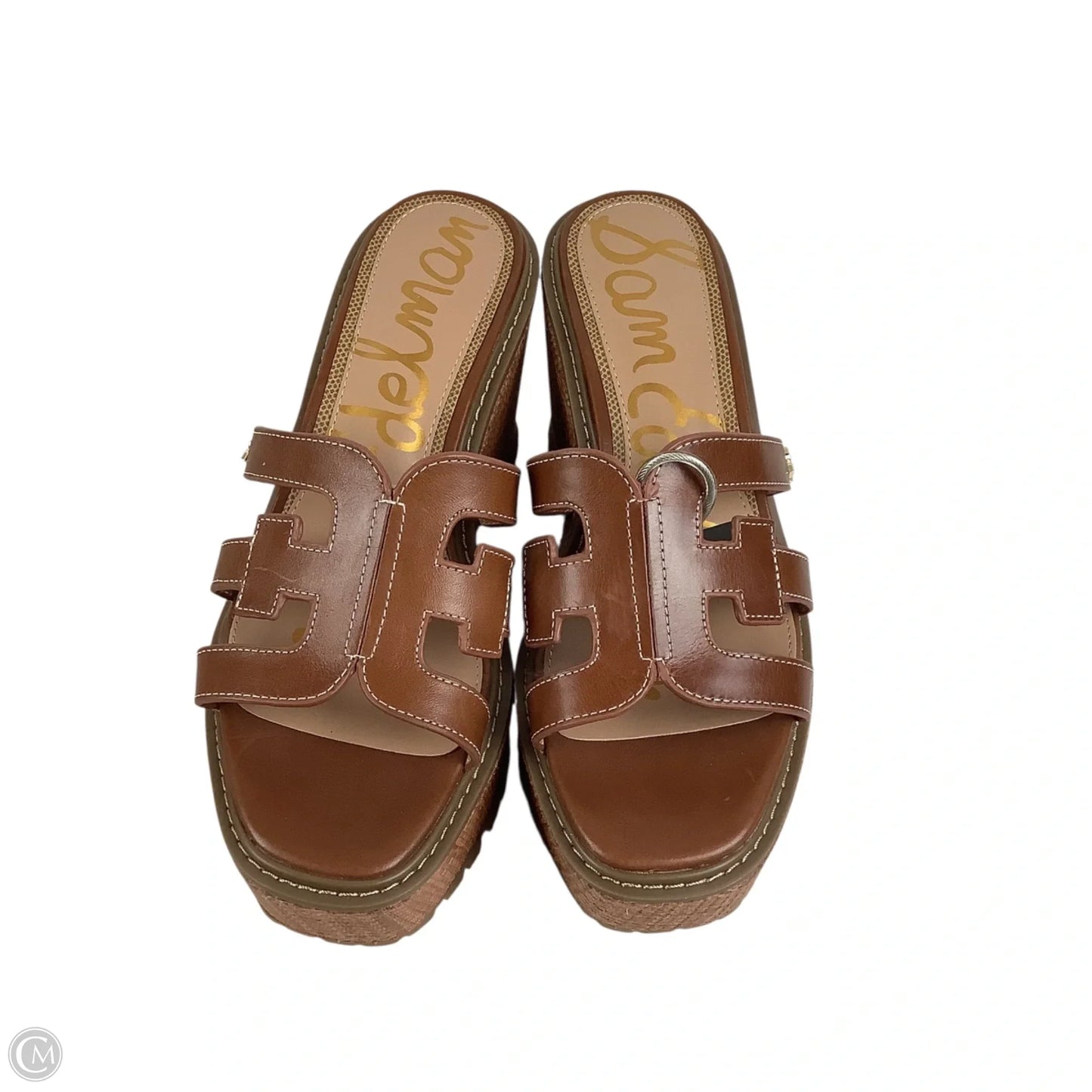 Shoes Heels Wedge By Sam Edelman In Brown, Size: 7.5