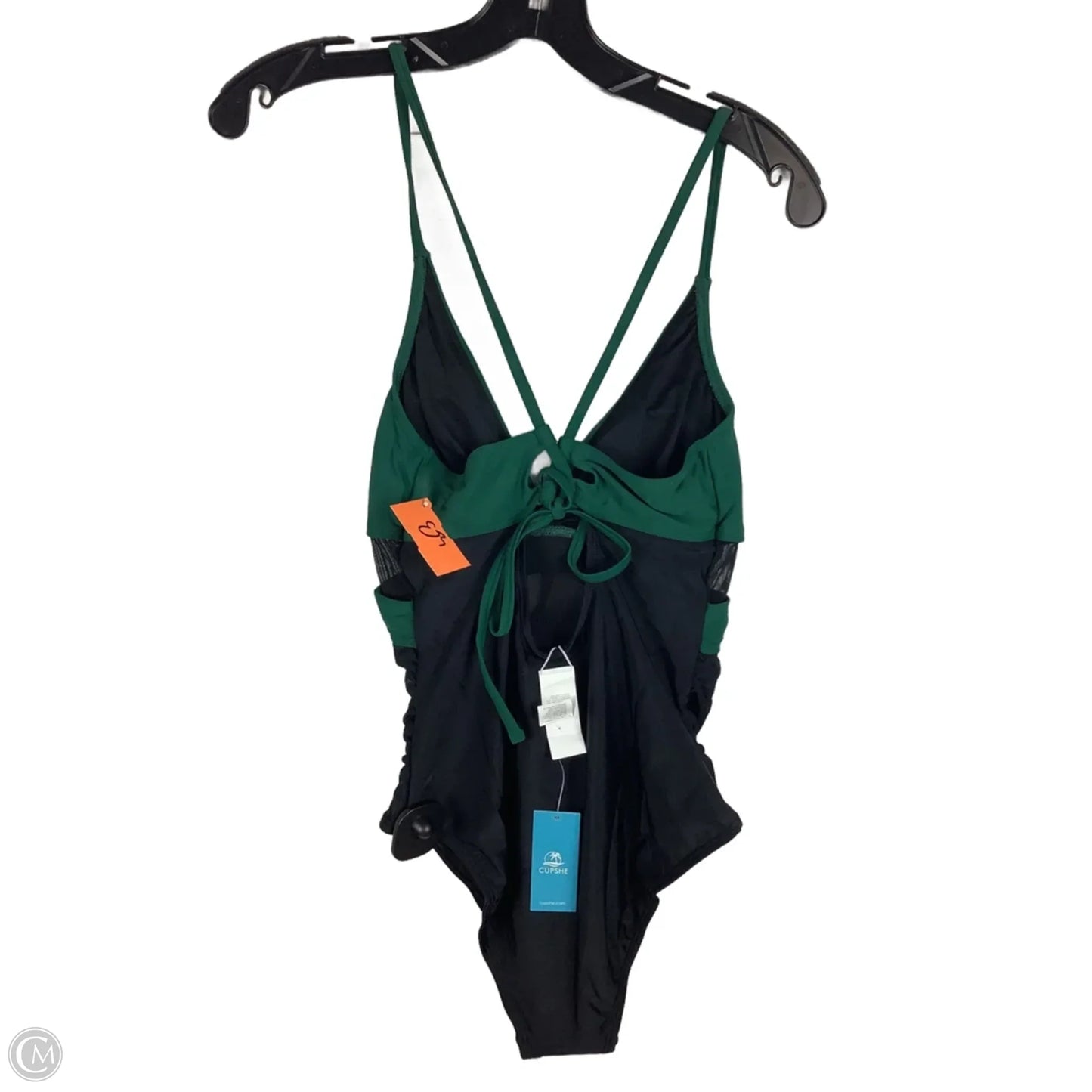 Swimsuit By Cupshe In Black & Green, Size: M