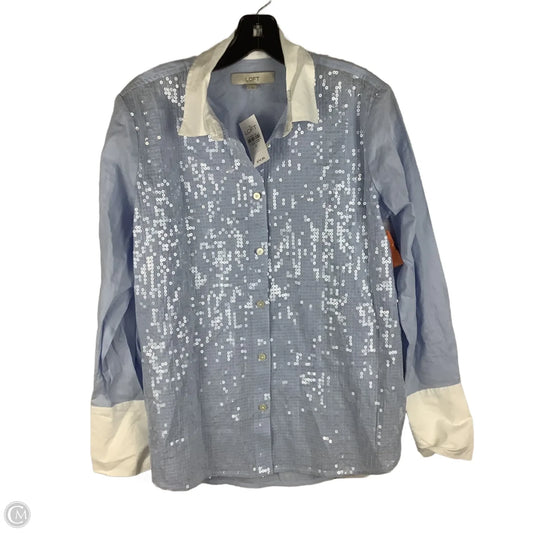 Top Long Sleeve By Loft In Blue, Size: S