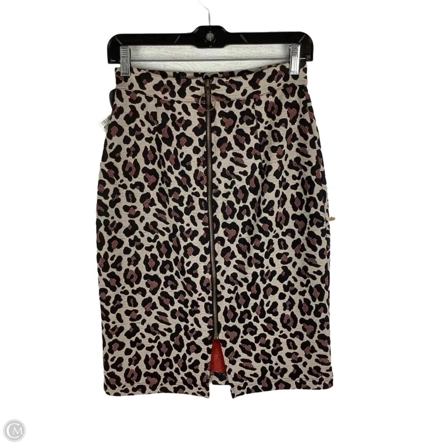 Skirt Mini & Short By Maeve In Animal Print, Size: Xs