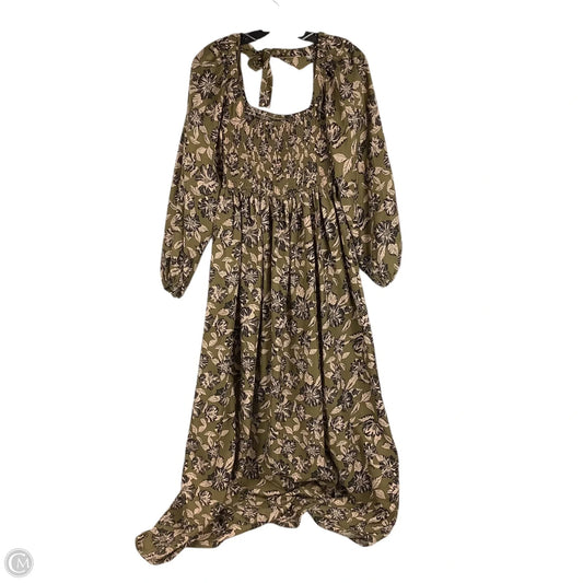 Dress Casual Maxi By Cmc In Green, Size: S