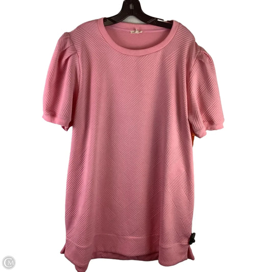 Dress Casual Midi By Jodifl In Pink, Size: 1x