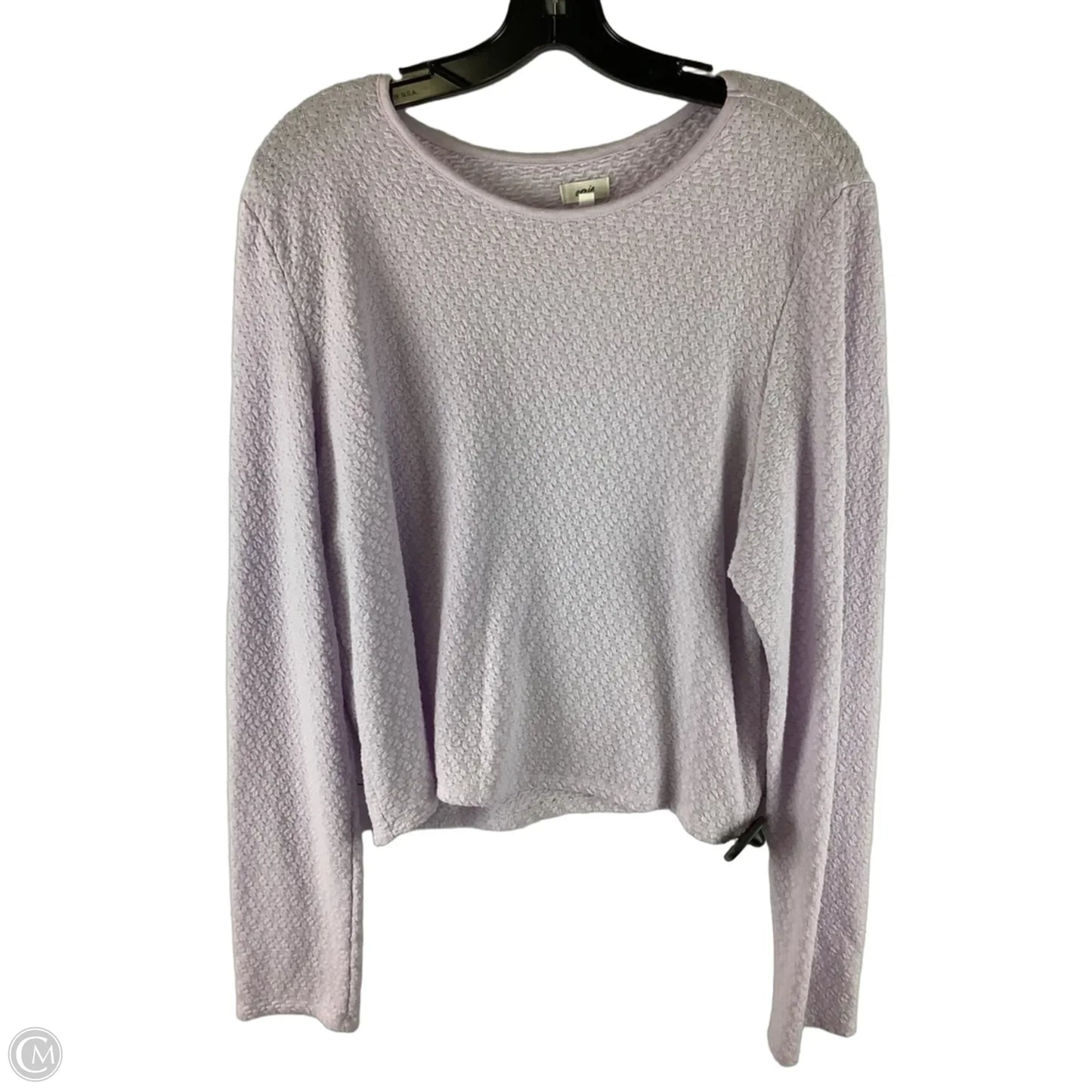 Top Long Sleeve By Aerie In Purple, Size: Xxl