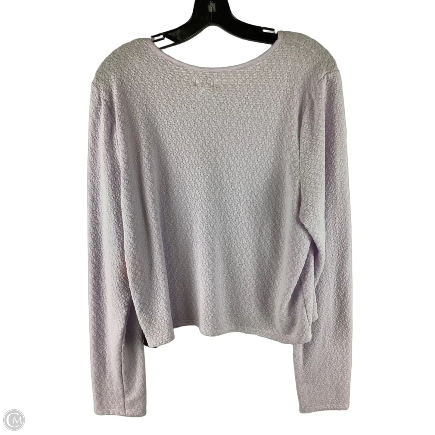 Top Long Sleeve By Aerie In Purple, Size: Xxl